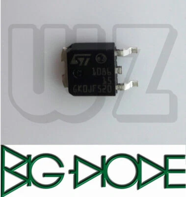 LD1086DT 1.5A LOW DROP Positive Voltage Regulator Adjustable and Fixed - Image 1 of 2