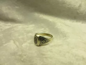 Fingerring, Silber, 875°. Niello. 1975. (F161-16) - Bild 1 von 5