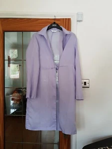 A1 Wear Plumero Chaqueta Camisa Larga Talla 12 Lila - Imagen 1 de 6