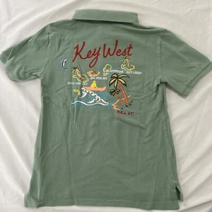 Polo Ralph Lauren PRL Rare Embroidered Key West Mint Green Kids Polo Shirt Sz M? - Picture 1 of 22