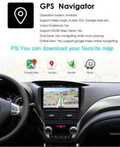 9inch Android 9.1 Car Stereo Radio 2+32G GPS DAB OBD For Subaru Forester 2008-12 - Picture 1 of 11