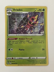 Pokémon TCG Ariados Silver Tempest 004/195 Reverse Holo Holo Rare - Picture 1 of 2