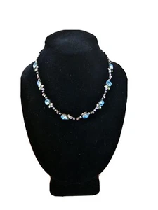 Collectors , Sorrelli Blue Topaz Set- Necklace, Bracelet, Earrings  - Picture 1 of 4