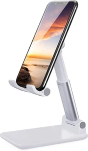 Universal Folding Adjustable Stand Desktop Cell Phone Holder Stand, iPhone, iPad - Photo 1 sur 11
