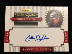 CUTTER DYKSTRA 2008 RAZOR Autograph Signed AUTO Baseball Card ES-21 - Picture 1 of 1