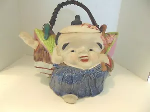 Japan Banko Teapot. 7” tall w/handle. 5-1`/2” w/o handle. 15” around. - Picture 1 of 7