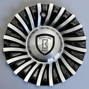 B24 Borghini Wheel Aluminum Center Cap (part # CSB24-1A) - Picture 1 of 2