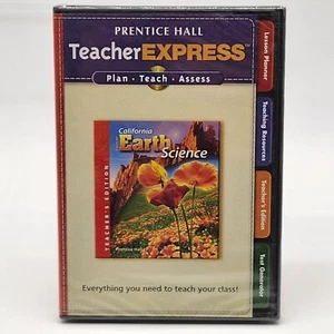 Teacher Express California Earth Science Teacher's Edition 2 CD-ROM Sealed - Picture 1 of 7