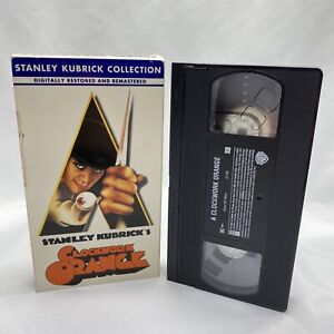 A Clockwork Orange (VHS) Stanley Kubrick Film 1971 Malcolm McDowell Cult Classic