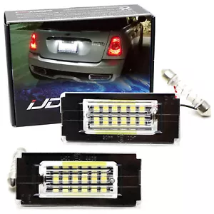 Direct Fit White LED License Plate Lights Lamps For MINI Cooper R56 R57 R58 R59 - Picture 1 of 12