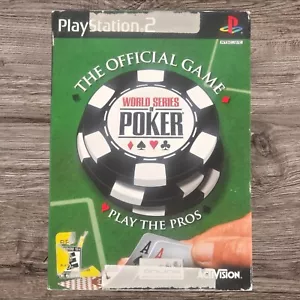 World Series of Poker (PS2 PlayStation 2) Complete CIB Tested Free Shipping - Picture 1 of 7