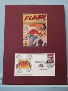 DC Comic Book Hero - The Original Flash & First Day Cover of its own stamp - Picture 1 of 2