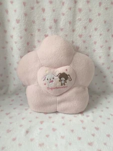 sanrio sugarbunnies pink flower plushy pillow/cushion coquette kawaii cutecore ♡ - Picture 1 of 3
