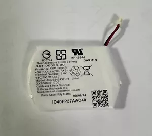 361-00098-00 ASDB542437-P1 batteria nuova originale 430 mAh per orologio Garmin Fenix 5X - Foto 1 di 1
