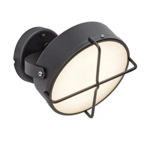 Brilliant LED Außenleuchte Wandlampe Nyx Anthrazit 12W 1000lm warm schwenkbar - Bild 1 von 4