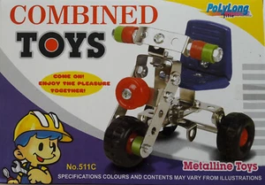 Baukasten Metallbaukasten Metall Construction für Kinder Set Nr. 511 C - Bild 1 von 2