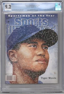 Tiger Woods SPORTS ILLUSTRATED SOY Cover December 23, 1996 Newsstand CGC 9.2 - Picture 1 of 2