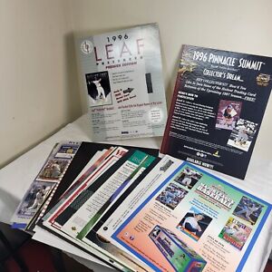 90s UPPERDECK & Others Baseball CARDS ADVERTISING SHEETS lot