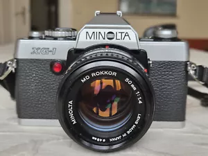 MINOLTA XG-1 + Minolta MD ROKKOR 50mm 1:1,4 + Zubehör 1. Hand - Bild 1 von 17