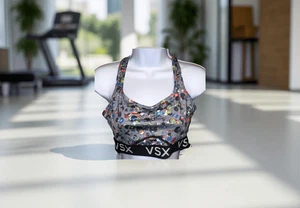 Victoria’s Secret Sport VSX Bubble Graphic Print Sports Bra Size Large - Picture 1 of 5