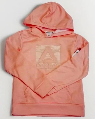 Reebok Niñas Sudadera con Capucha SUDADERA TALLA MEDIANA M 8 Suéter COLOR MELOCOTÓN Foto 1 de 3