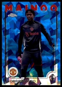 2024 Topps Cromo Zafiro UCC Variación de Imagen SP Kobbie Mainoo Manchester - Imagen 1 de 2