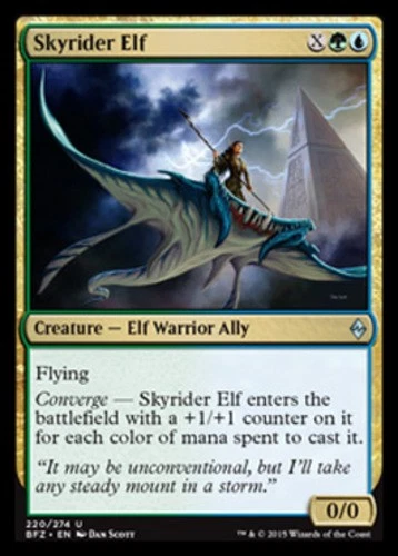 x1 Skyrider Elf - Battle for Zendikar - NM - MTG - Image 1 of 1