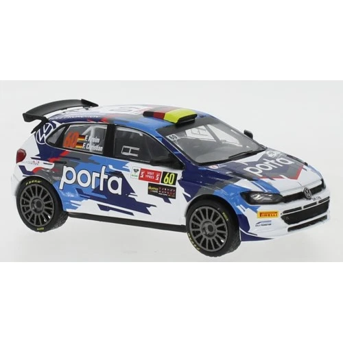 VW POLO GTI R5 N.60 RALLY YPRES 2021 KREIM/CHRISTIAN 1:43 Ixo Model Auto Rally M - Immagine 1 di 1