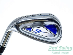Adams Speedline Blue Single Iron Pitching Wedge PW Steel Uniflex Left 36.0in - Picture 1 of 9