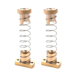 2 Sets CR10 Z  T8  Backlash Spring Loaded  Elimination Space Brass Nuts6480 - Afbeelding 1 van 8