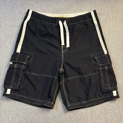 Gotcha Sport Cargo Board Shorts Mens M Dark Blue Skaterboarder Y2K Street Wear - Image 1 of 4