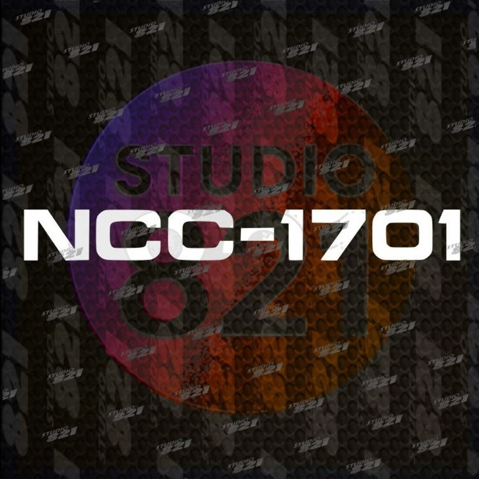 MY STORE STAR TREK NCC-1701 Vinyl Transfer cut decal Sci-fi number Trekkie Sticker