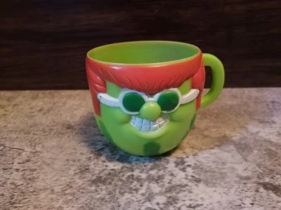 Taza Kool-Aid Vintage 1974 Way Out sandía cara divertida verde Pillsbury  Foto 1 de 4