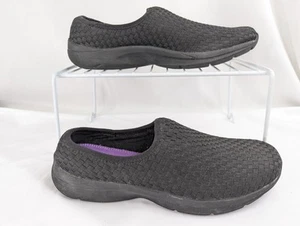 Sneaker E360 EASY SPIRIT Quinby Größe 9,5 M Freizeit schwarz flach gewebt - Bild 1 von 13
