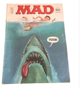 Rivista pazza vintage gennaio 1976 # 180 ganasce copertina - Foto 1 di 10