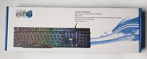 BT Wired Gaming Comfortable Keyboard New with Box Changeable mix color 104 keys - Picture 1 of 2