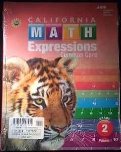 HMH Math Expressions California Student Activity Book Vol. 1 & 2 Grade 2 - Bild 1 von 5