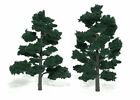 Woodland Scenics ~ Ready Made Tree ~ Dark Green ~ 6" to 7" ~ 2 Pieces ~ TR1517