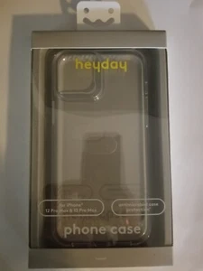 NIB BRAND NEW Heyday Clear Hard Case for Apple iPhone 12 Pro Max & 13 Pro Max - Picture 1 of 2