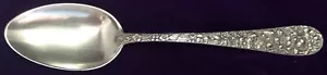 Stieff Sterling Flatware, Rose, Five O’Clock Spoon 5 9/16 in no mono - Picture 1 of 5