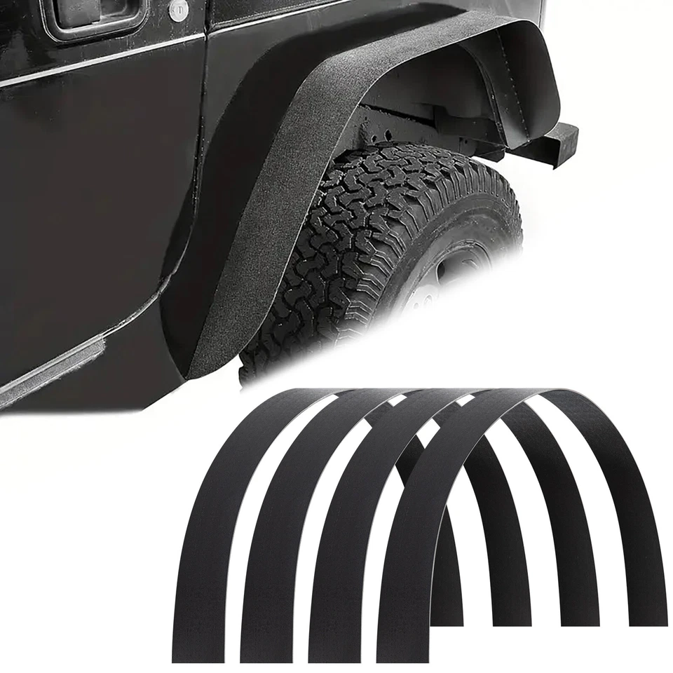 For Jeep Cherokee Set of 4 Fender Flares Flexible Extra Wide Wheel Arch Body Kit - Изображение 1 из 4