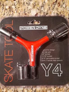 Riedell Y4 Roller Skate PowerDyne Skate Tool 4 Tools in 1 - Picture 1 of 2
