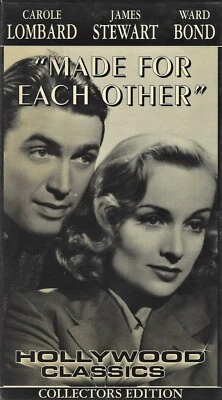 MADE FOR EACH OTHER ~VHS VCR VIDEO TAPE ~ RARE CLASSIC FILM STARS CAROLE LOMBARD Foto 1 de 2