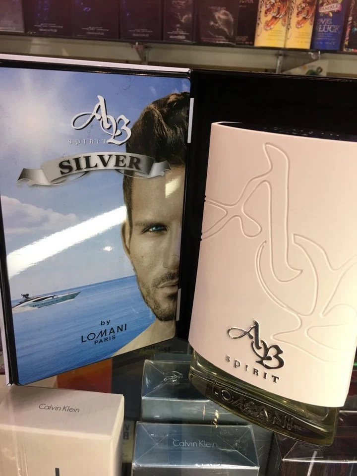 Lomani A B Spirit Silver 3.4oz Men's Eau de Toilette