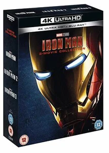 Iron Man: 3-Movie Collection [4K UHD + Blu-ray] Marvel Trilogy 1-3 Box Set MCU - Picture 1 of 1