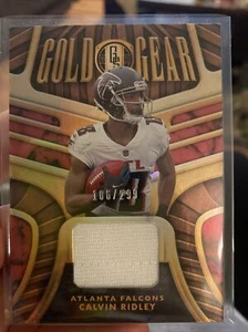 Calvin Ridley 2020 Gold Standard 106/299 Gear Patch Card# GG-CR Falcons - Picture 1 of 2
