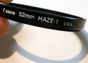 Canon 52mm Filter UV HAZE-1 for 50mm f1.8 FD - OEM Genuine made in USA - Picture 1 of 9