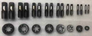 "BSP/BSPP (British Standard Pipe) Wasserhahn- und Stanz-Set - 24 Stück - 1/8"" bis 1" - Bild 1 von 1