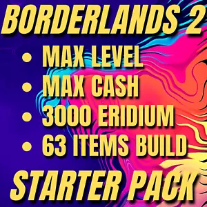 BORDERLANDS 2 - BUILD/ MAX LEVEL/ ERIDIUM - Starter Pack - PS5/PS4/PC/XBOX - Picture 1 of 1