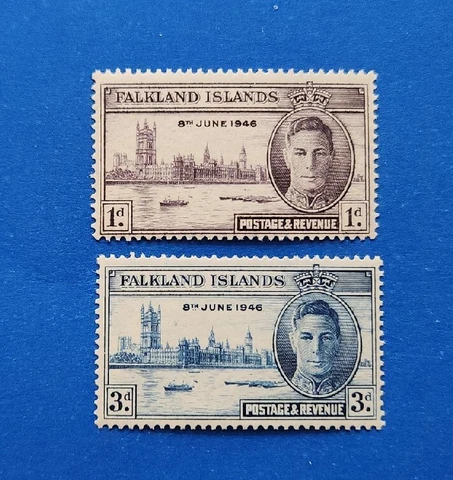Falkland Islands Stamps, Scott 97-98 Complete Set MNH Cover